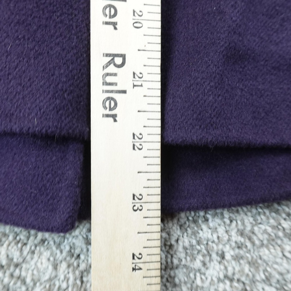 St John Jacket Womens 6 Purple Angora Wool Cashmere Double Breasted Pea Coat Top - Picture 12 of 16